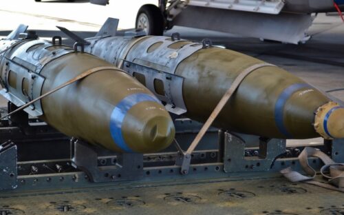 In addition to bypassing Congressional review, the planned arms sales are believed to include the controversial Massive Ordnance Air Blast (MOAB) bomb. (Photo from Reuters)