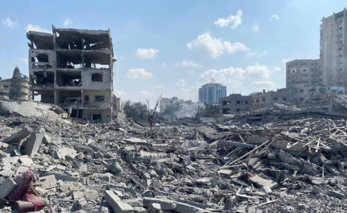 Trump has failed to convey what should be clear opposition to Israel’s deeply alarming planned military escalation and pursuit of a full occupation of Gaza. (Photo from AP)
