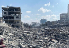 Trump has failed to convey what should be clear opposition to Israel’s deeply alarming planned military escalation and pursuit of a full occupation of Gaza. (Photo from AP)