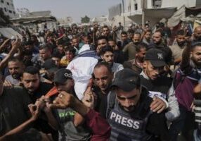 The deliberate killings are part of a systematic attempt to suppress independent reporting documenting the array of Israeli war crimes and human rights violations in Gaza. (Photo from AP)